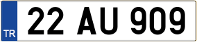Truck License Plate